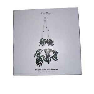 Meri Meri Festive Foliage Holiday Chandelier Decoration Green‎ 36" Christmas